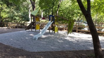 playground near Torrechiara Castle