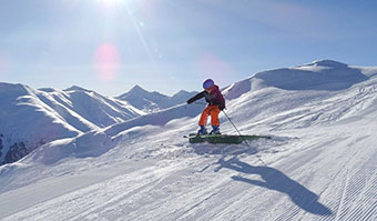 allestimento pista da sci snowboard The Cave - Carosello3000_11